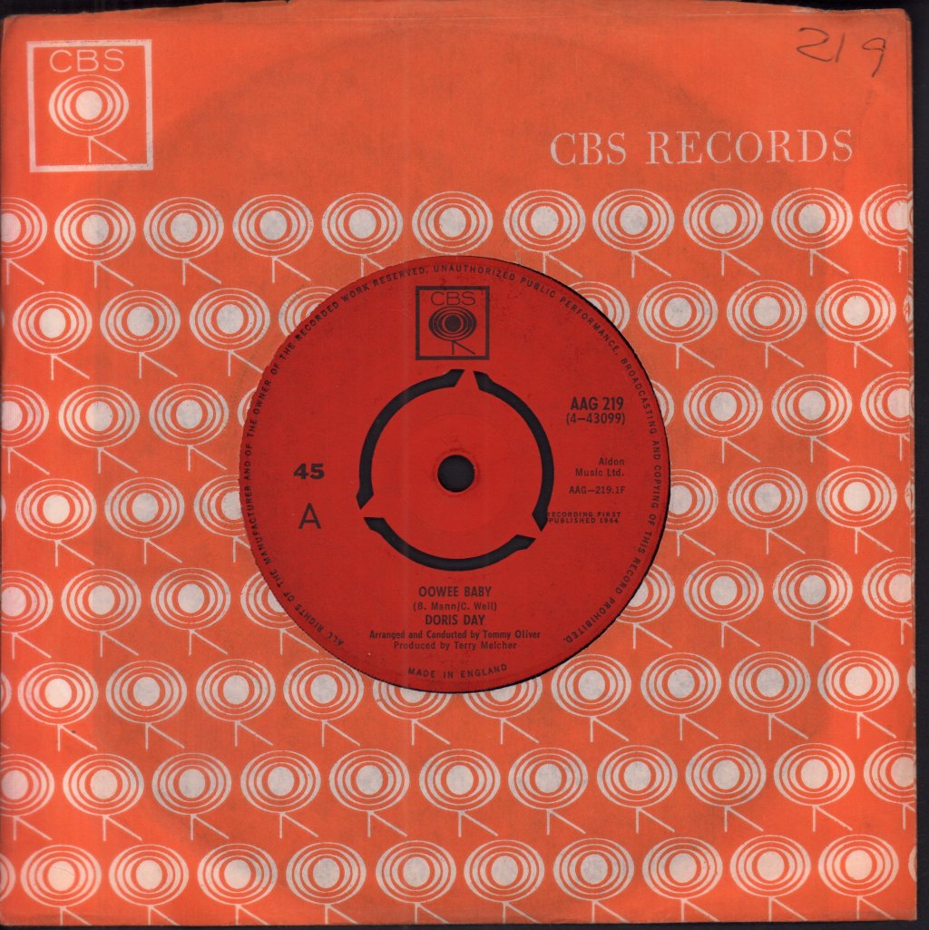 Doris Day - Oowee Baby - 7 Inch