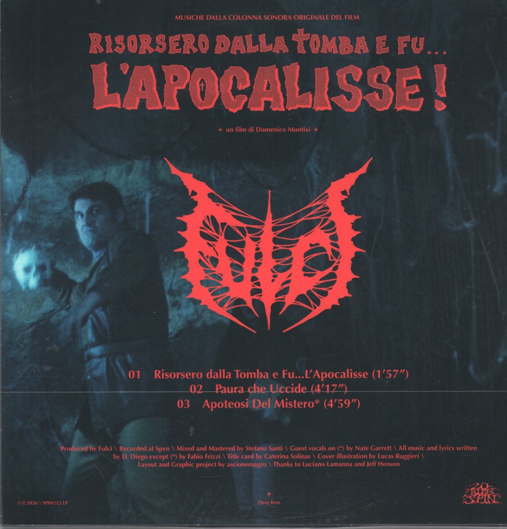Fulci - Risorsero Dalla Tomba E Fu... L'apocalisse! - 12 Inch