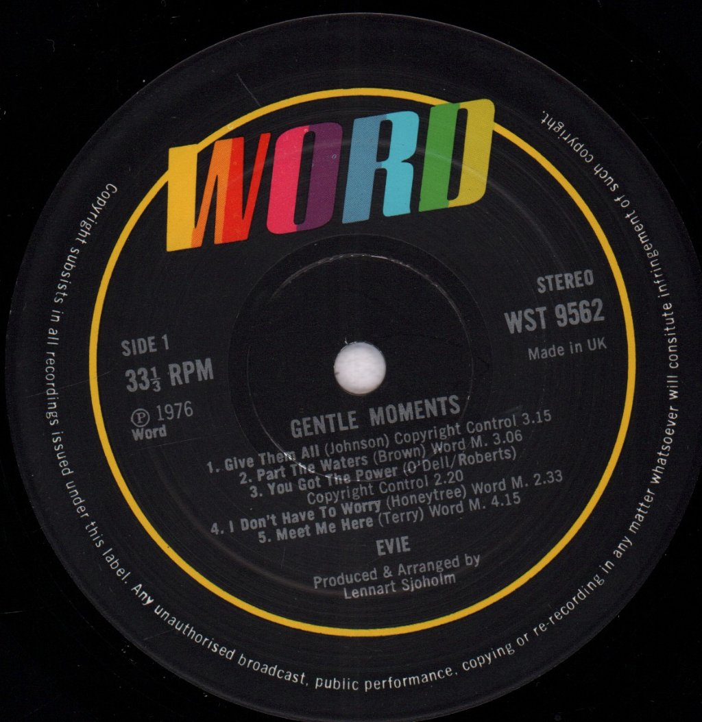 Evie - Gentle Moments - Lp