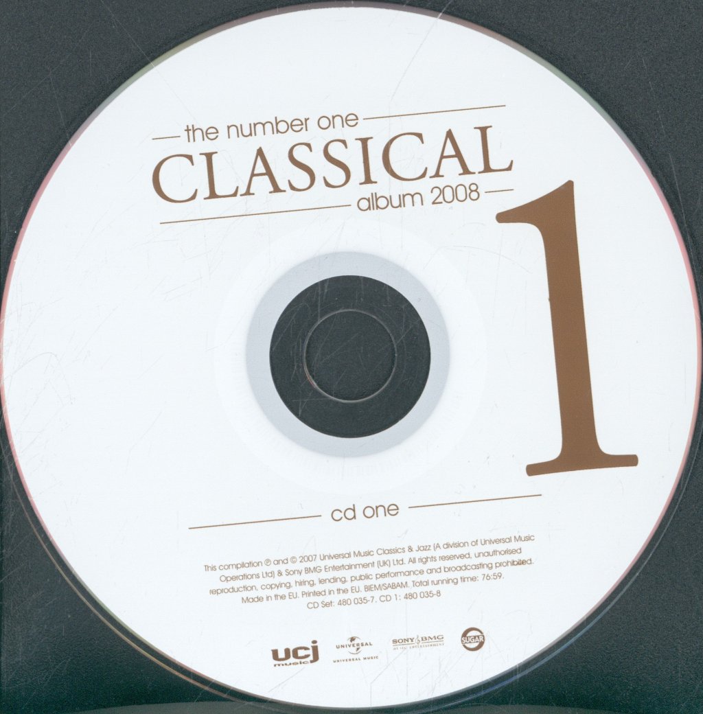 Various Artists - Number One Classical Album 2008 - Double Cd