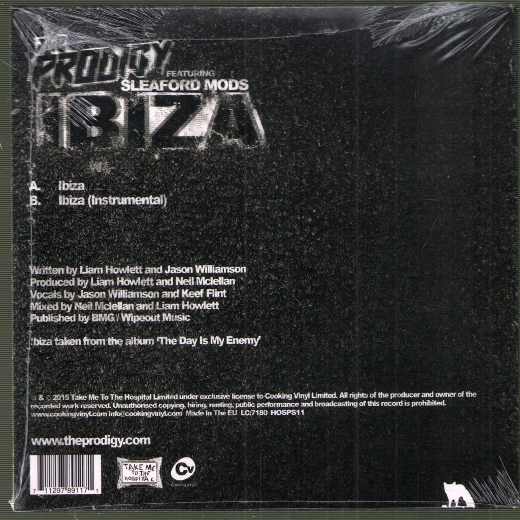 Prodigy Featuring Sleaford Mods - Ibiza - 7 Inch