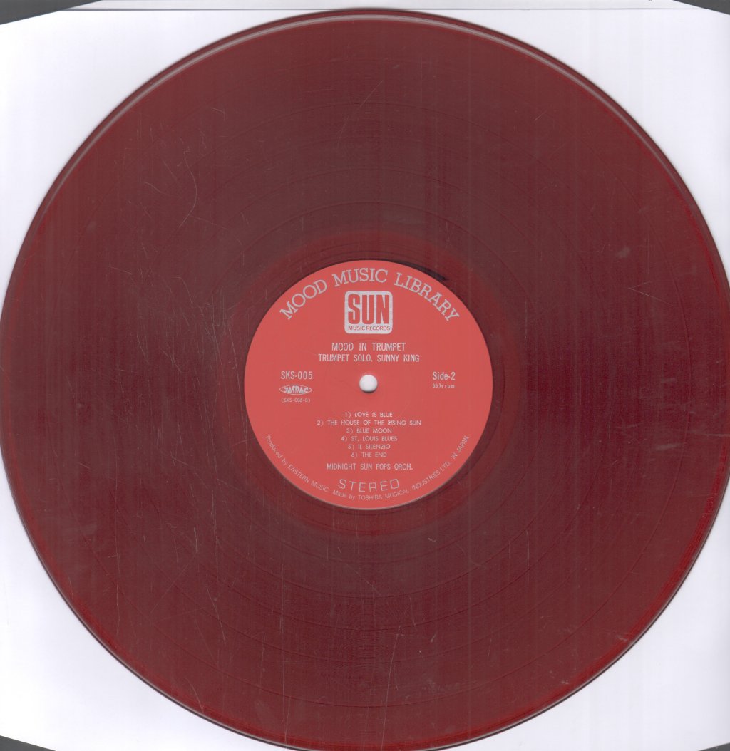 Midnight Sun Pops Orchestra / Sunny King - Mood In Trumpet - Lp