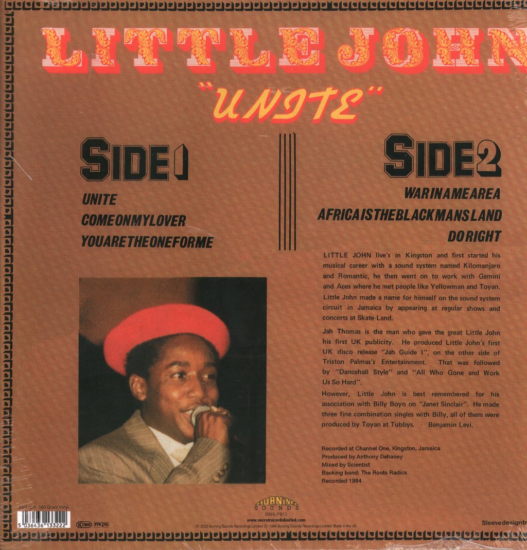 Little John - Unite - Lp