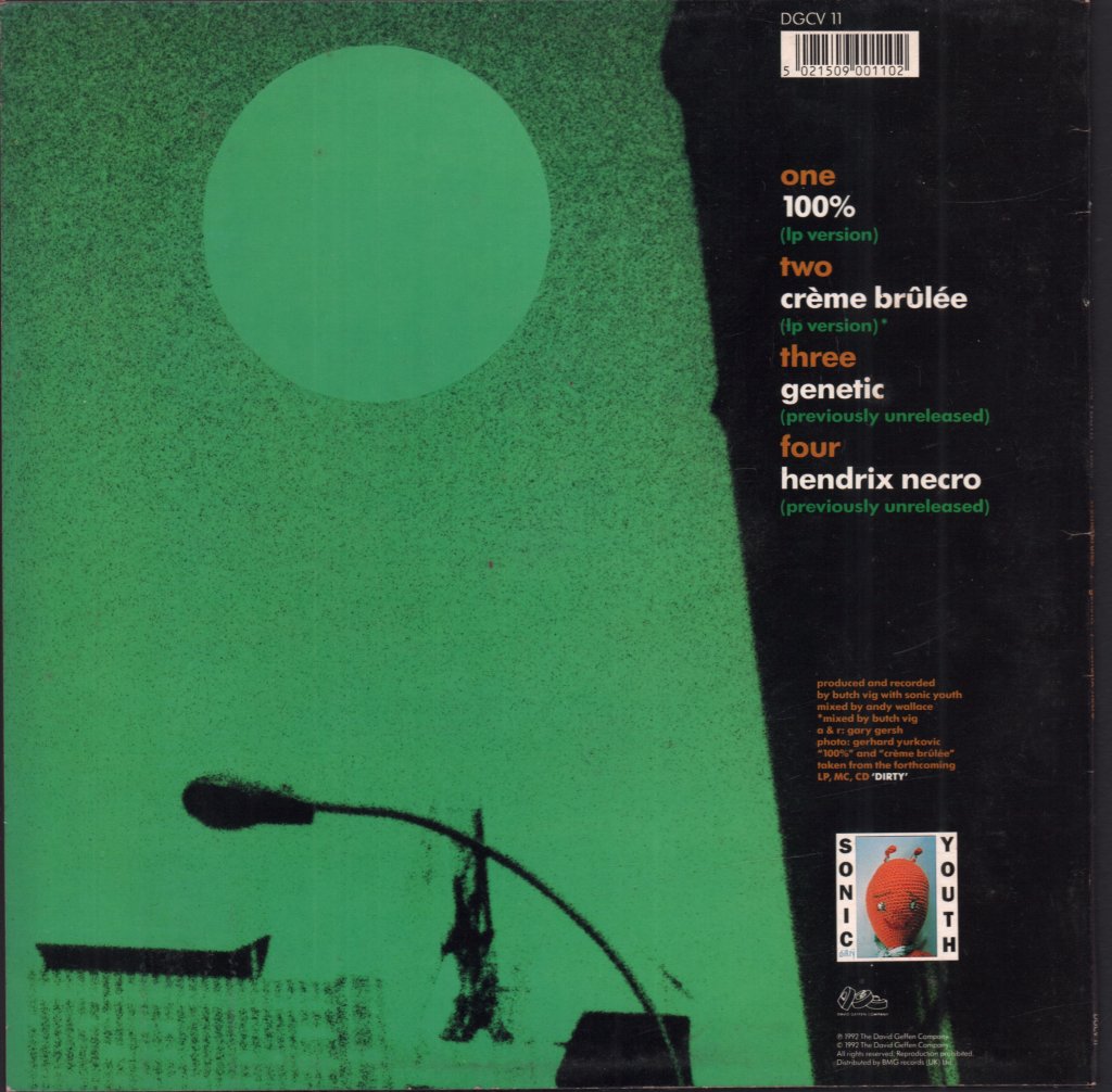 Sonic Youth - 100% - 10 Inch