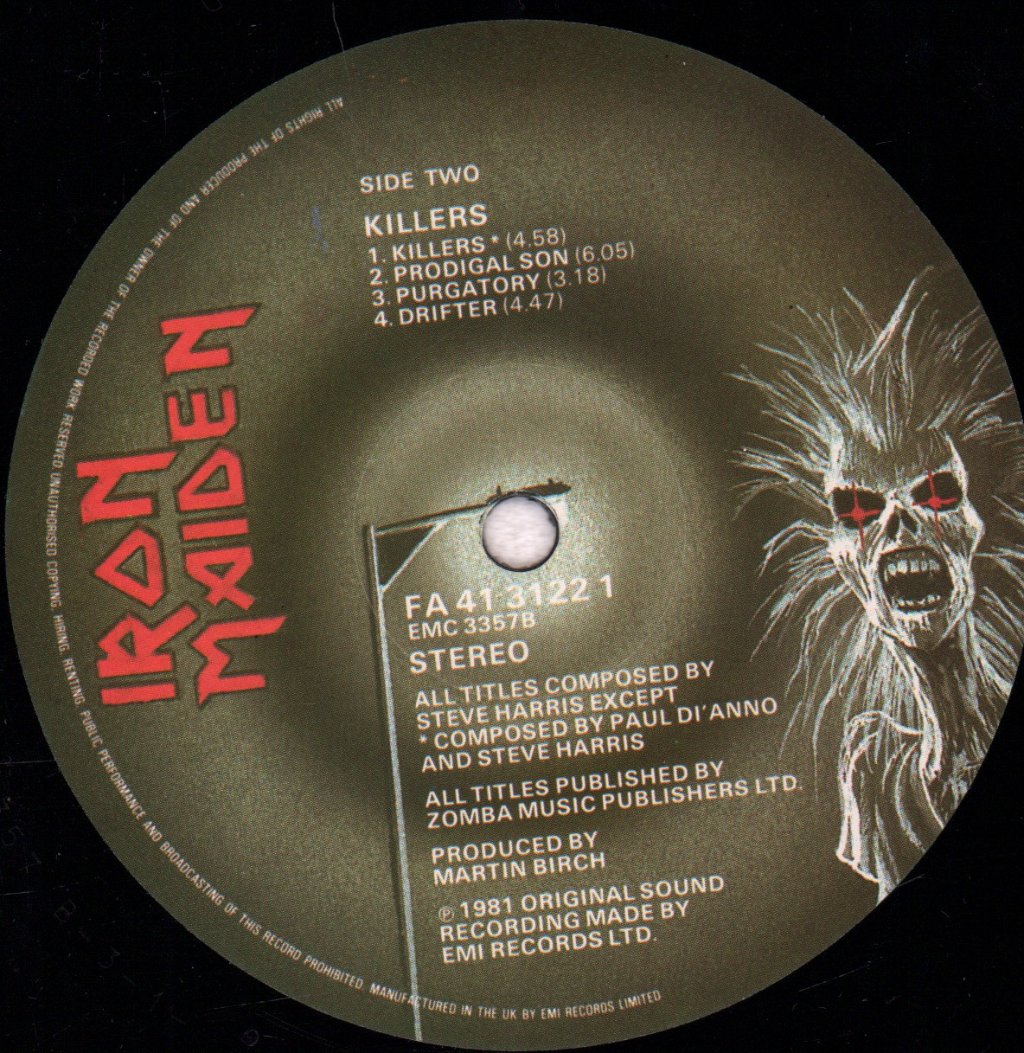 Iron Maiden - Killers - Lp