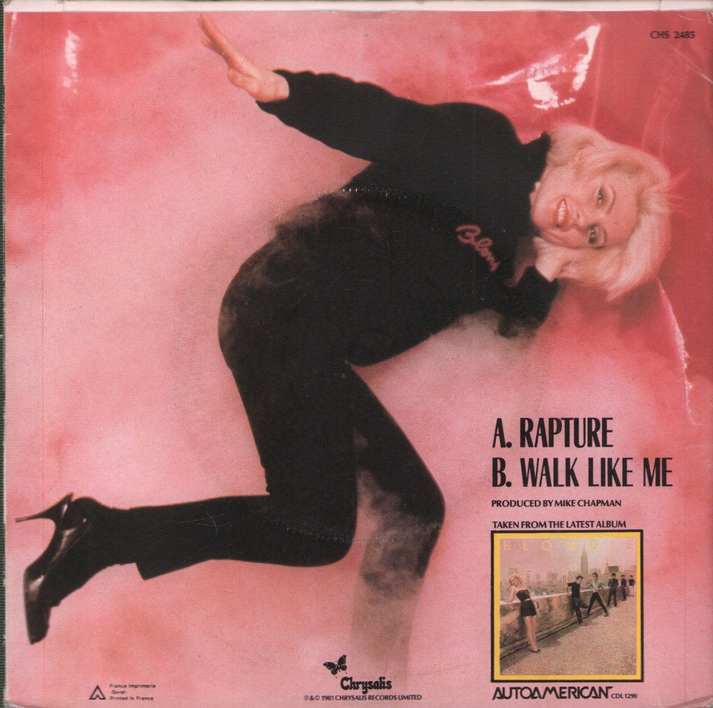 Blondie - Rapture - 7 Inch
