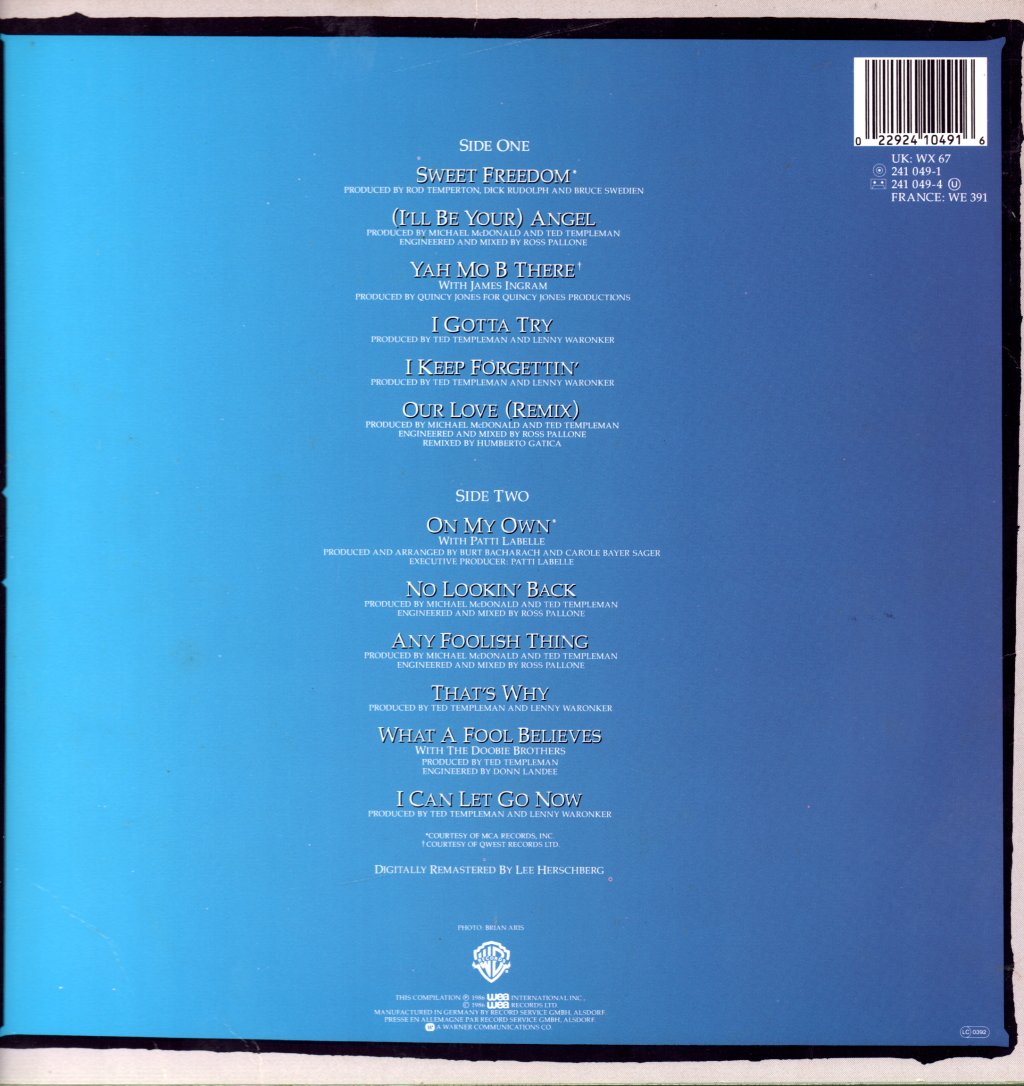 Michael McDonald - Sweet Freedom (Best Of) - Lp