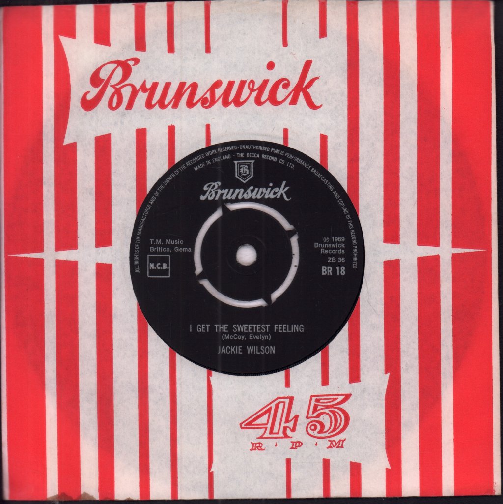 Jackie Wilson - I Get The Sweetest Feeling - 7 Inch