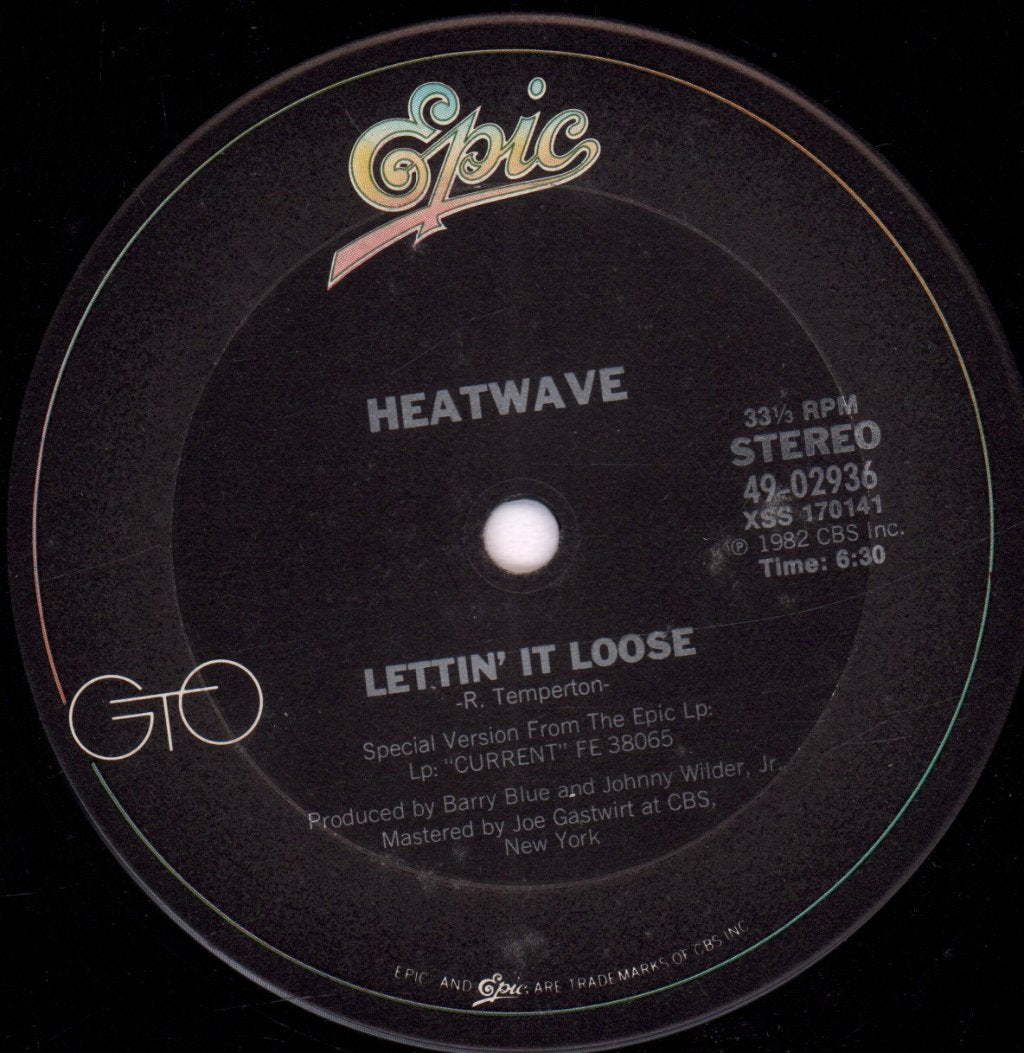 Heatwave - Lettin It Loose - 12 Inch