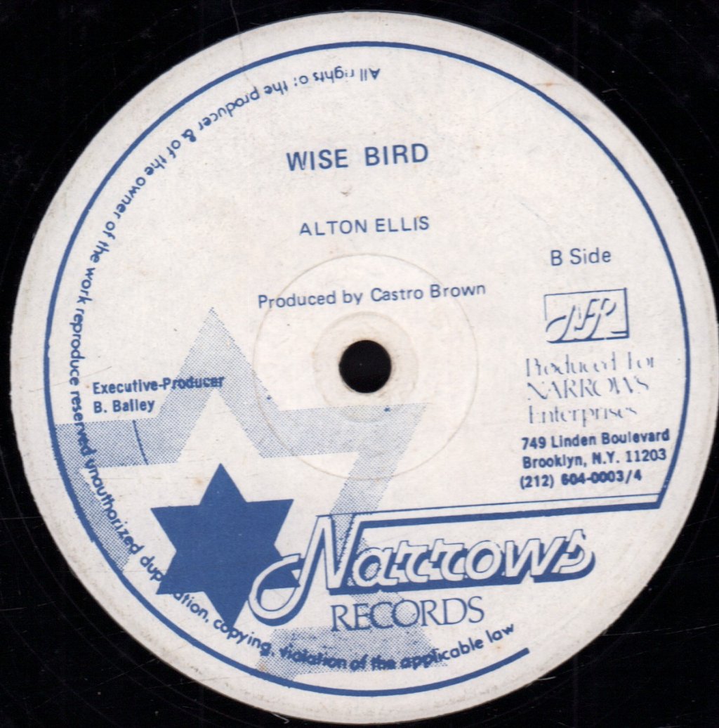 Struggle & The Tamlins / Alton Ellis - Beautiful Bride / Wise Bird - 12 Inch