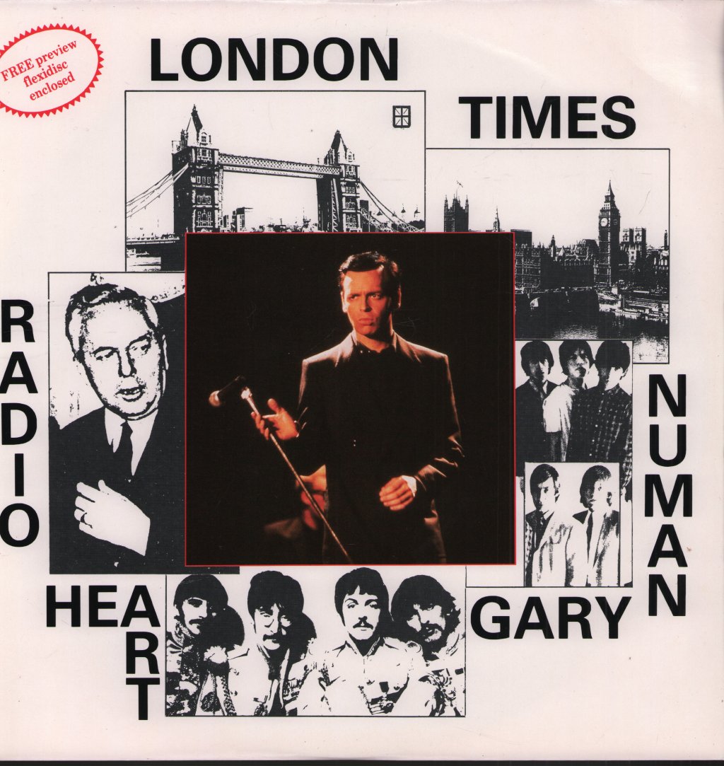 Radio Heart Featuring Gary Numan - London Times - 12 Inch