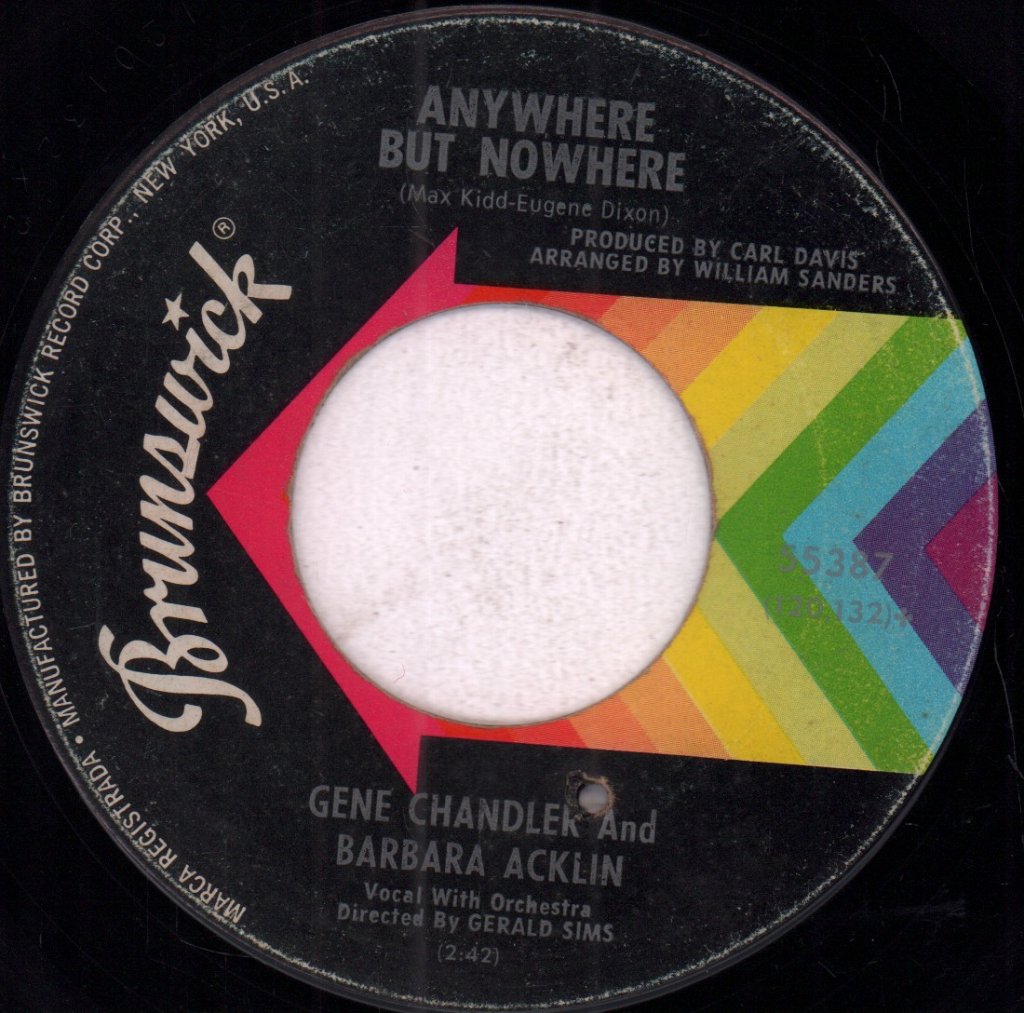 Gene Chandler And Barbara Acklin - From The Teacher To The Preacher - 7 Inch