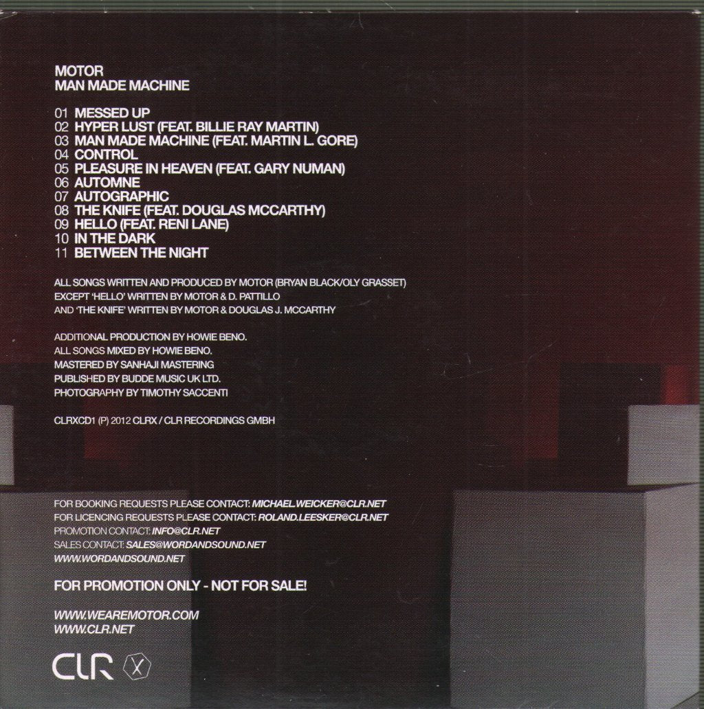 Motor - Man Made Machine - Cd
