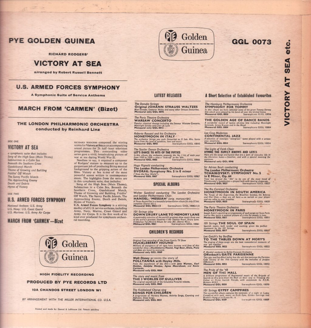 Robert Russell Bennett - Richard Rodgers' Victory At Sea - Lp