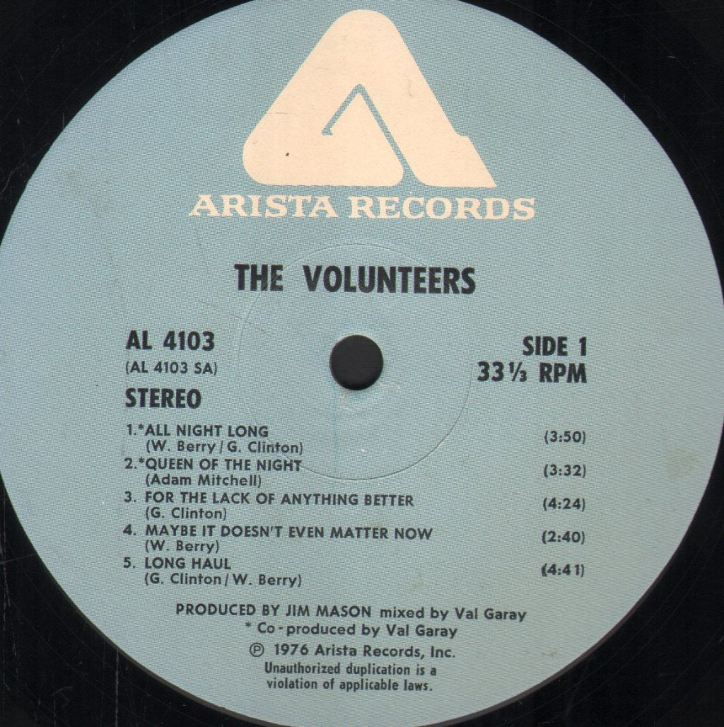 Volunteers (70'S Group) - Volunteers - Lp