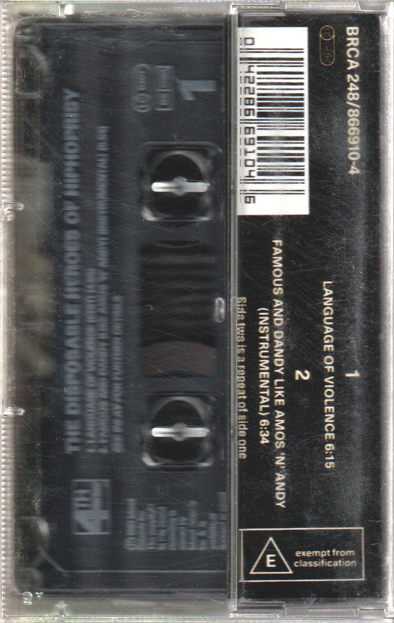 Disposable Heroes Of Hiphoprisy - Language Of Violence - Cassette
