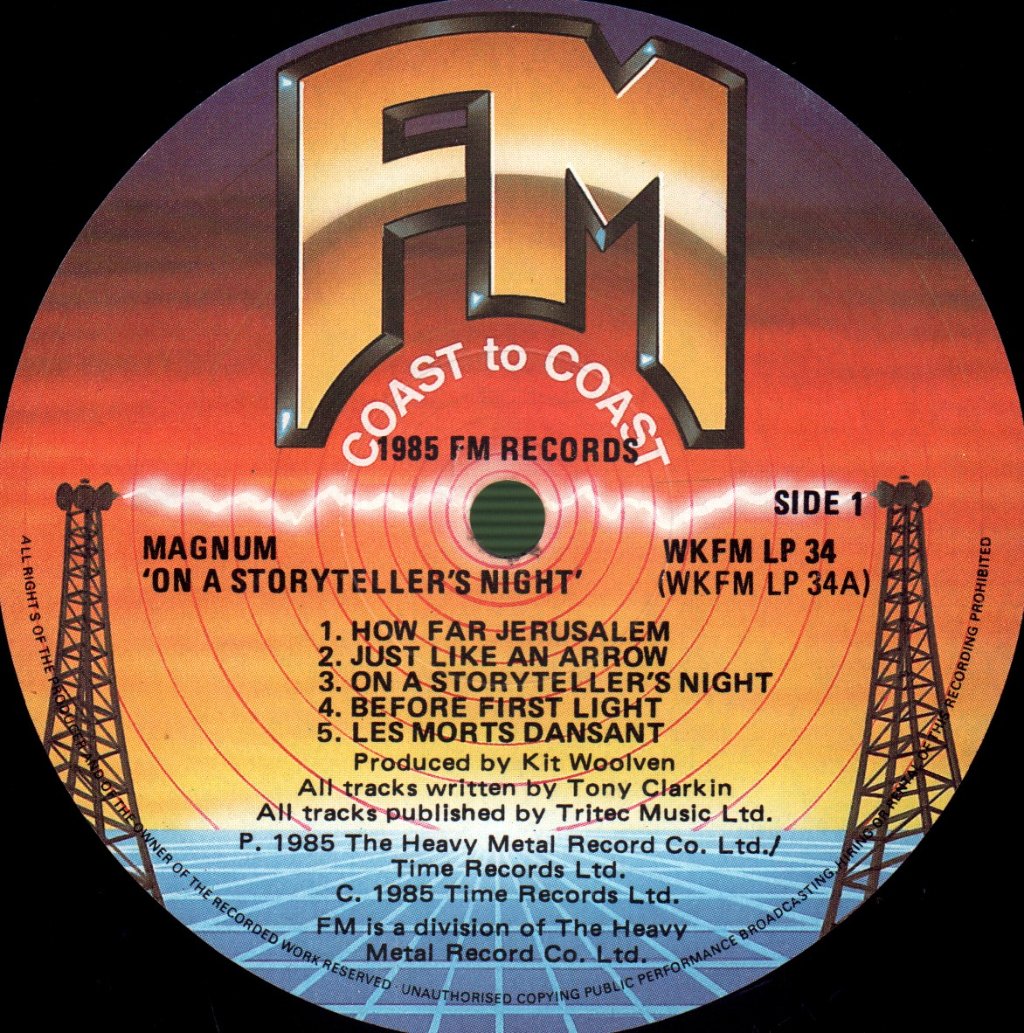 Magnum - On A Storyteller's Night - Lp