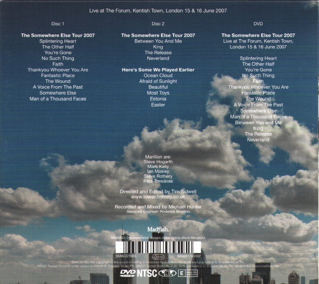 Marillion - Somewhere In London - Cd Set