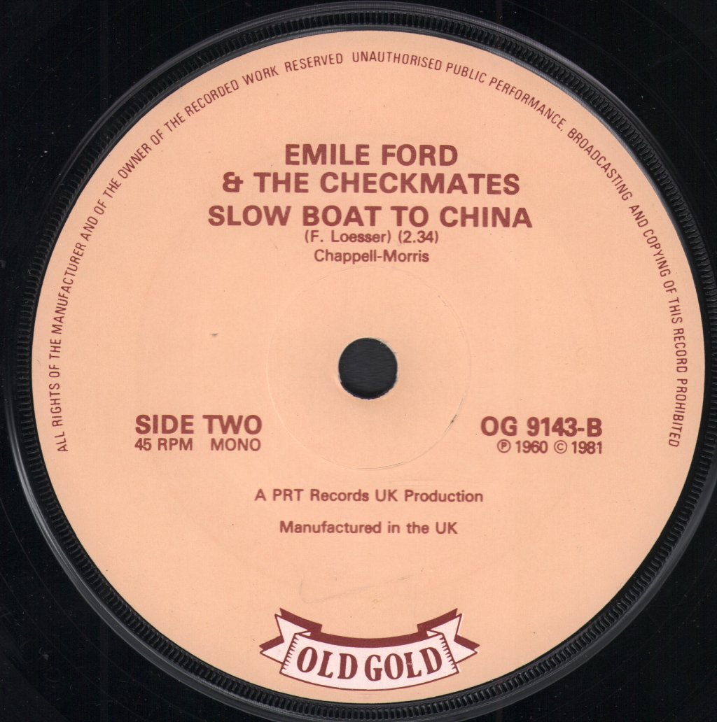 Emile Ford And The Checkmates - What Do You Want To Make Those Eyes At Me For - 7 Inch