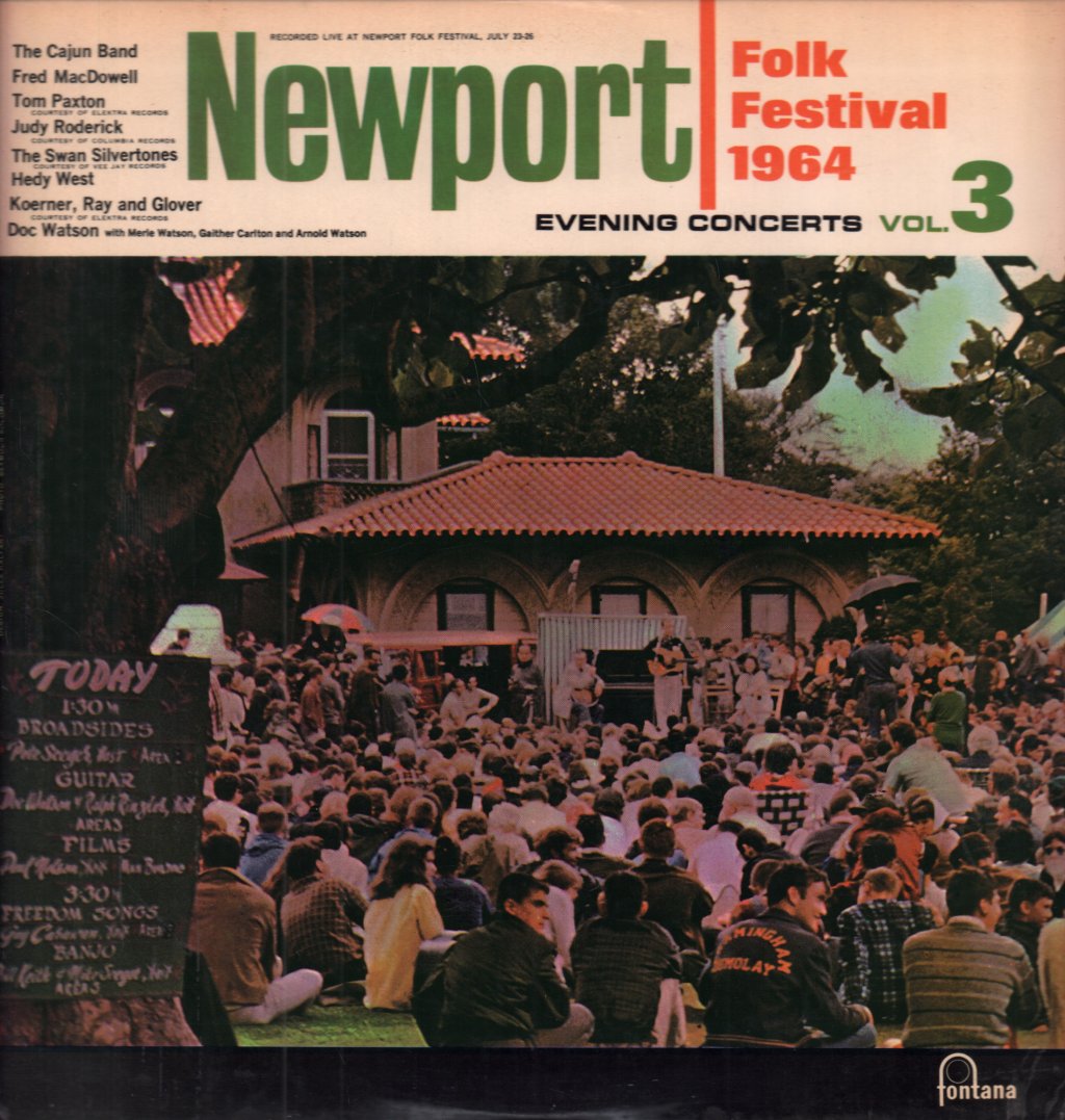 Various Artists - Newport Folk Festival 1964 Evening Concerts Vol. 3 - Lp