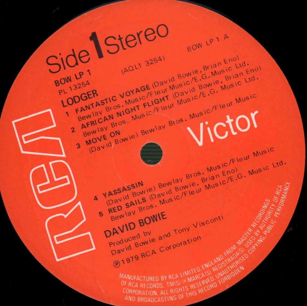 David Bowie - Lodger - Lp