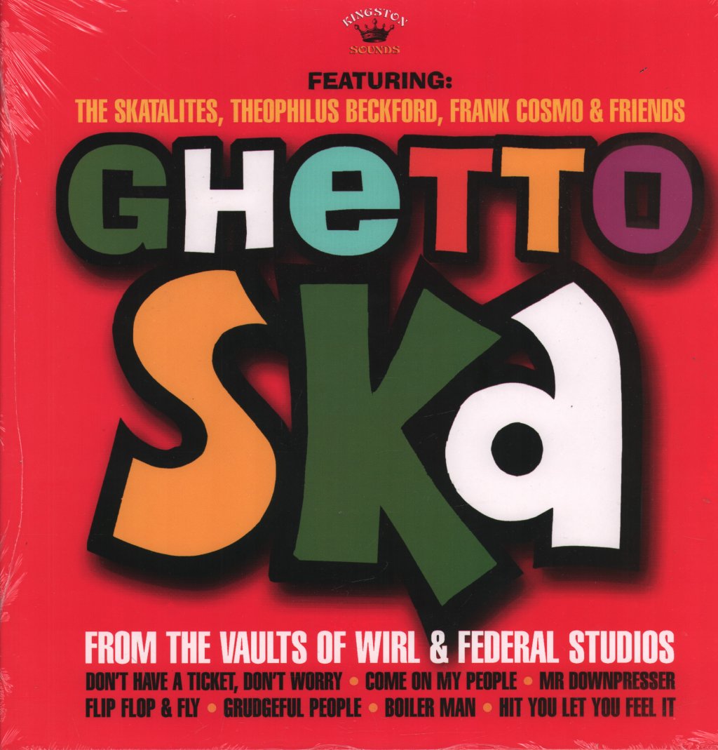 Various Artists - Ghetto Ska - From The Vaults Of Wirl & Federal Studios - Lp