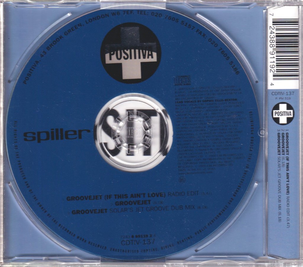 Spiller - Groovejet - Cd