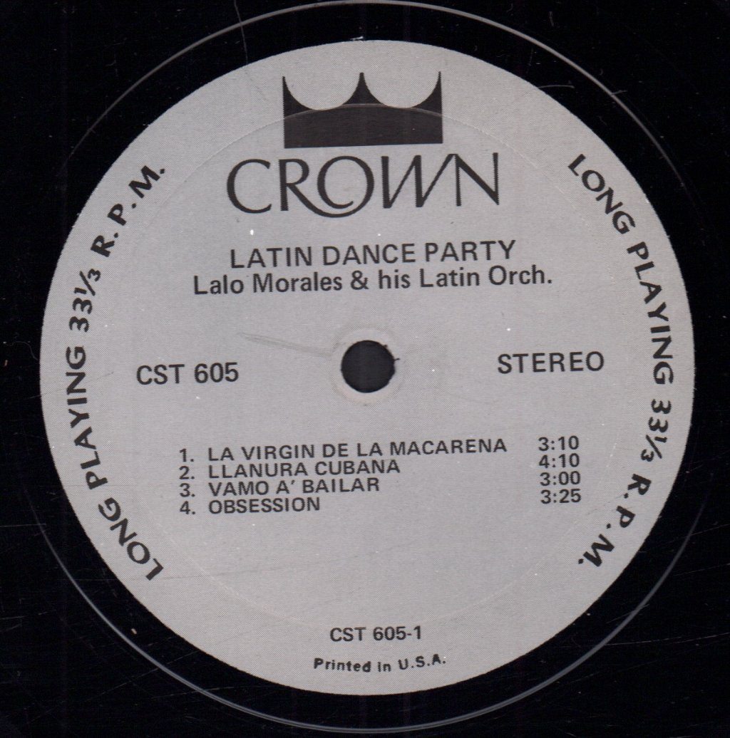 lalo morales & his latin orch. - Latin Dance Party - Lp