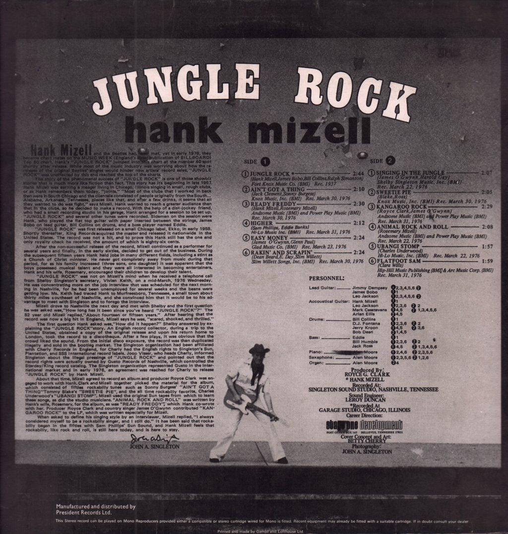 Hank Mizell - Jungle Rock - Lp