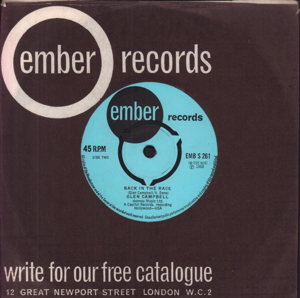 Glen Campbell - Wichita Lineman - 7 Inch