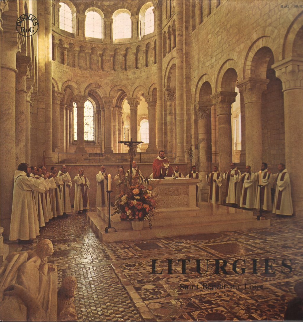 Choeur Des Moines De L'abbaye St.pierre De Solesmes De Saint Benoit-sur-Loire - Liturgies - Lp