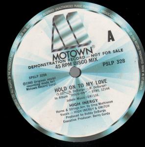 High Inergy/Dazz Band - Hold On To My Love - 12 Inch