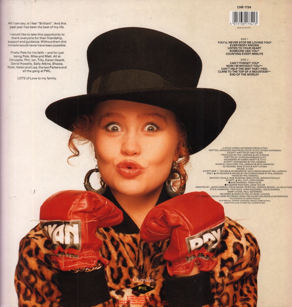 Sonia - Everybody Knows - Lp