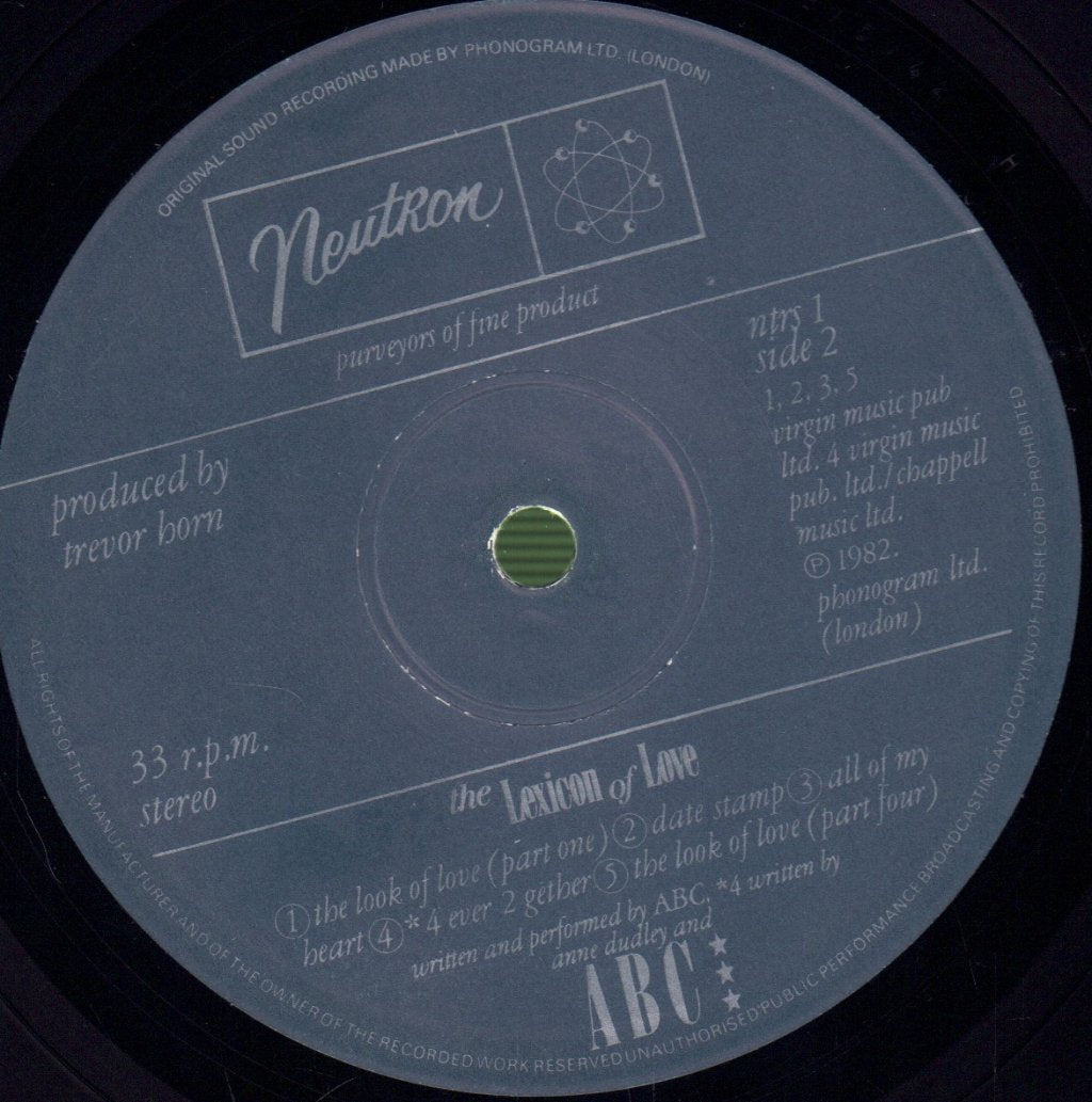ABC - Lexicon Of Love - Lp