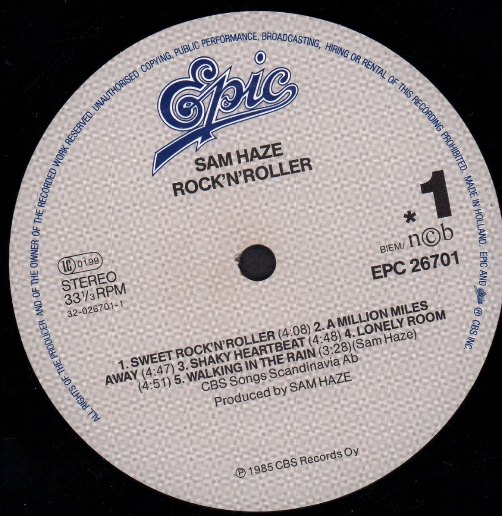 Sam Haze - Rock N Roller - Lp