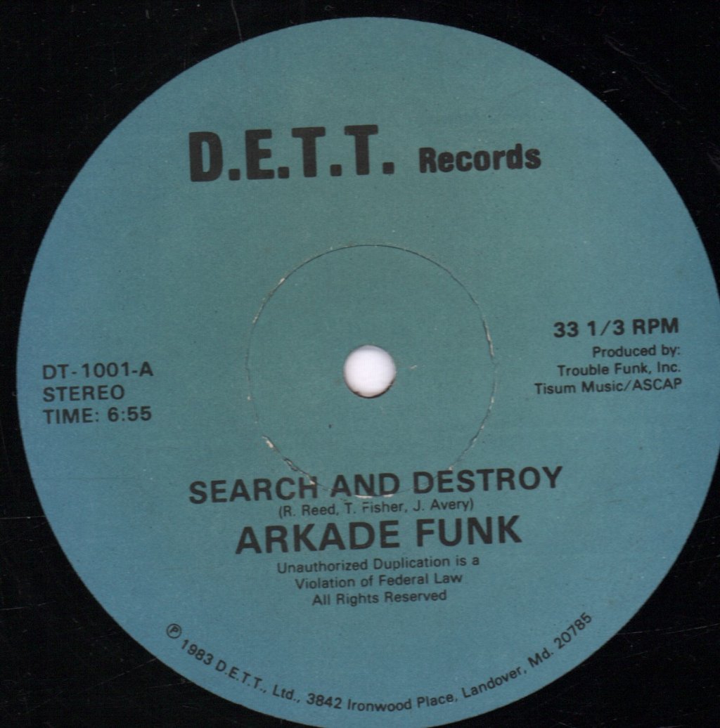 Arkade Funk - Search And Destroy - 12 Inch