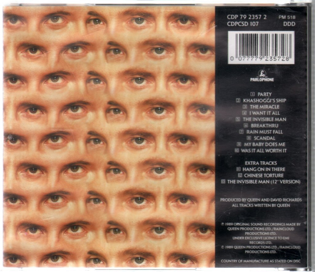 Queen - Miracle - Cd