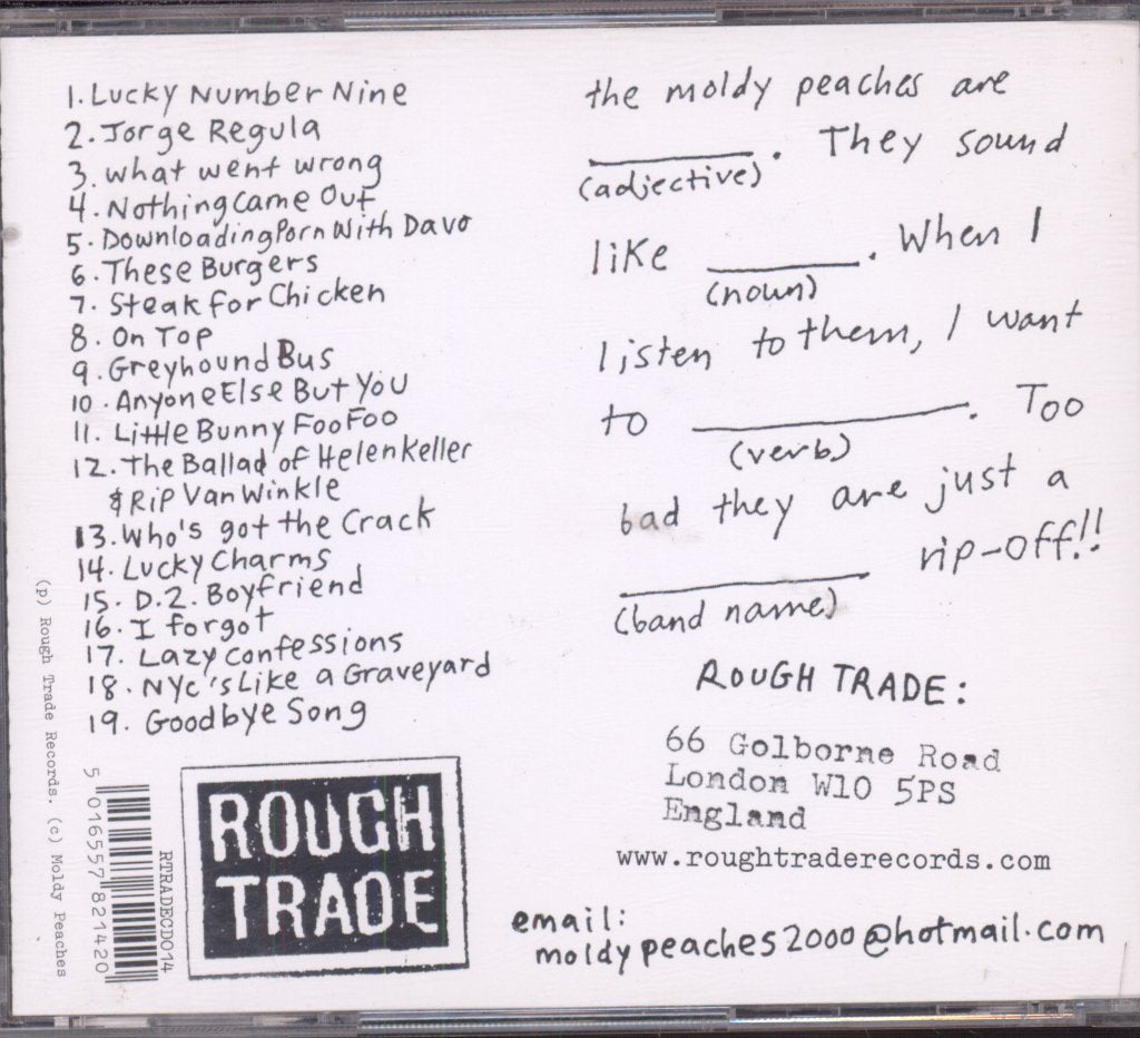 Moldy Peaches - Moldy Peaches - Cd