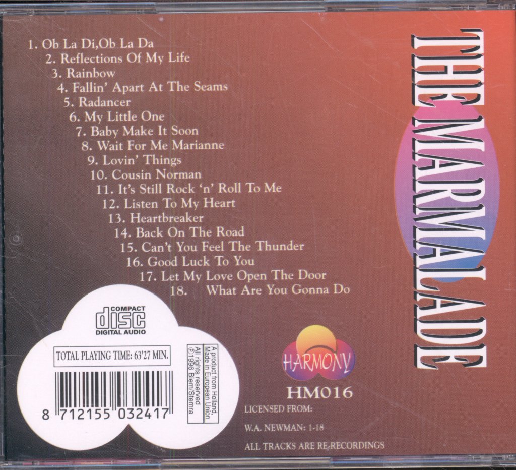 Marmalade - Marmalade - Cd