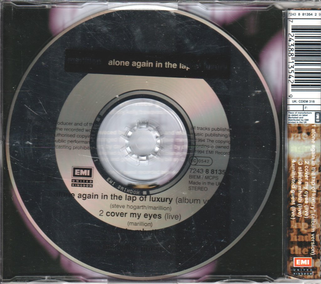 Marillion - Alone Again In The Lap Of Luxury - Cd