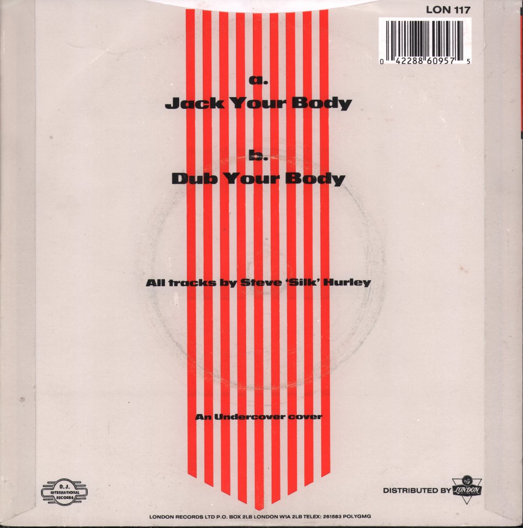 Steve Silk Hurley - Jack Your Body - 7 Inch