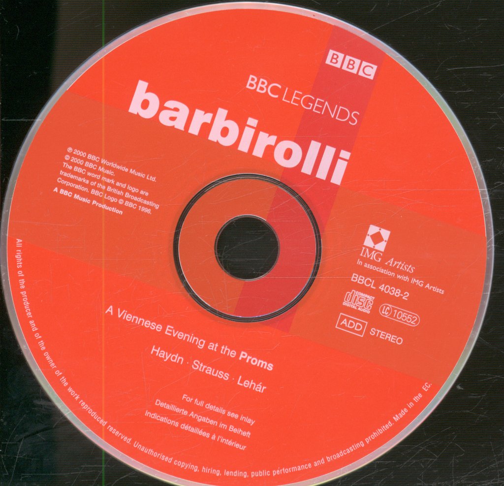 Hallé Orchestra, Sir John Barbirolli - A Viennese Evening At The Proms - Cd