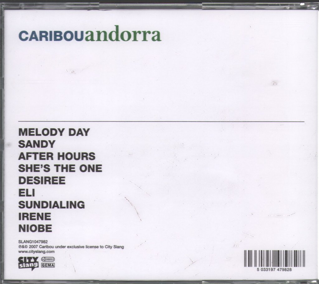 Caribou - Andorra - Cd