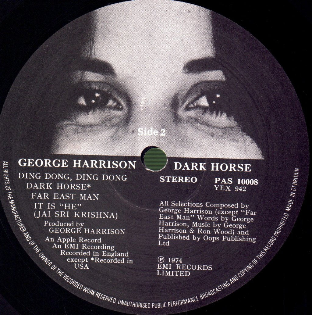 George Harrison - Dark Horse - Lp