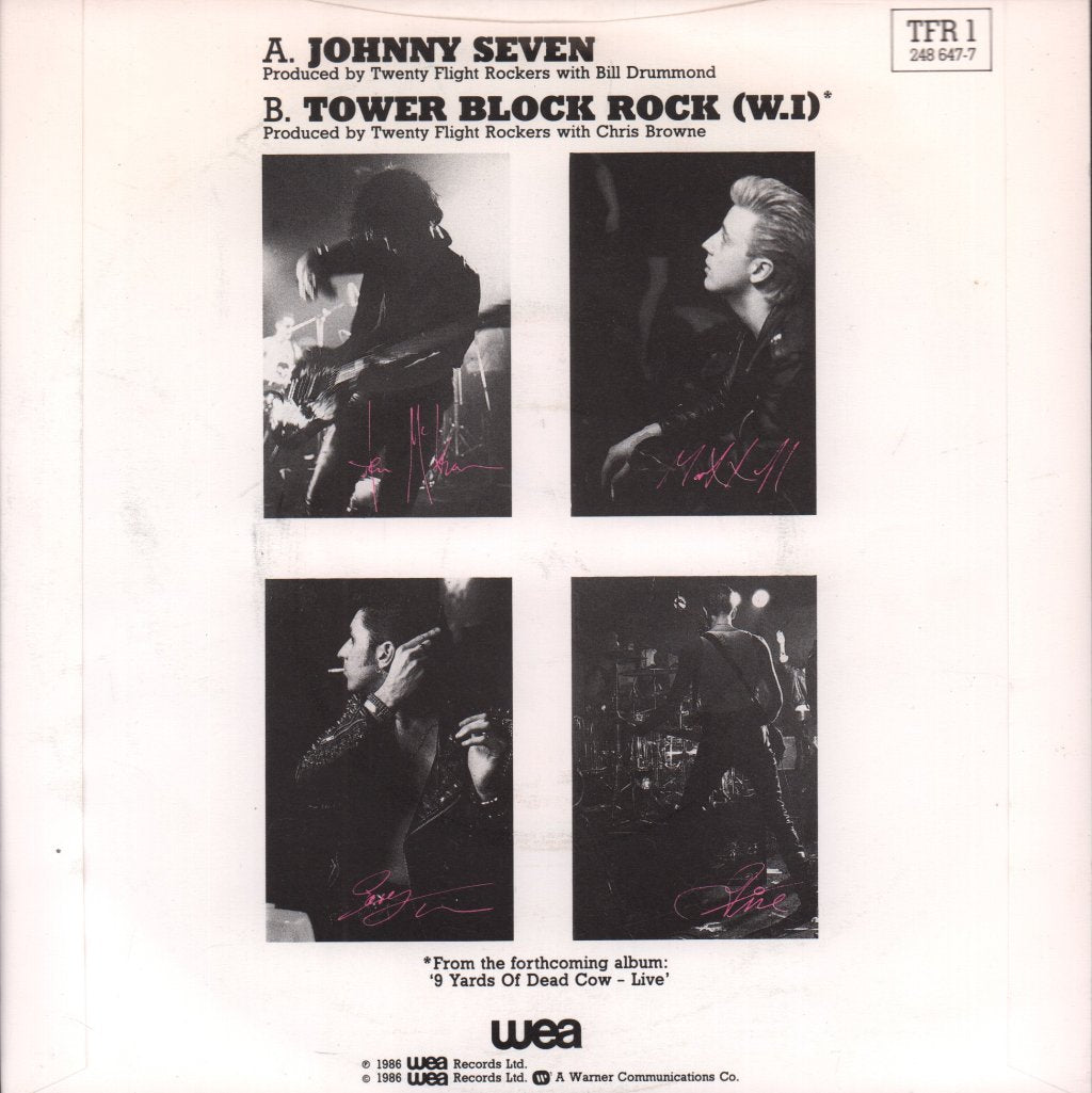 Twenty Flight Rockers - Johnny Seven - 7 Inch