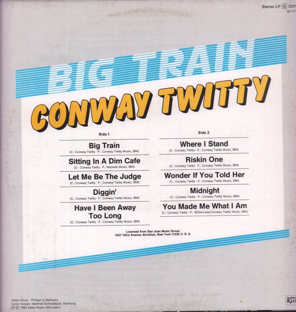 Conway Twitty - Big Train - Lp