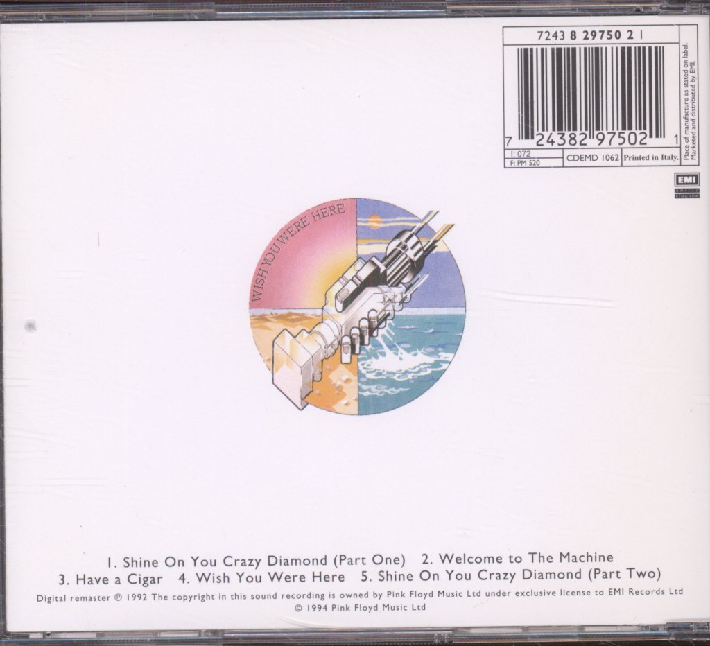 Pink Floyd - Wish You Were Here - Cd