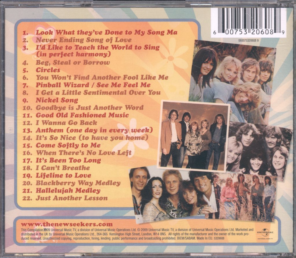 New Seekers - It's Been Too Long... The Greatest Hits And More - Cd