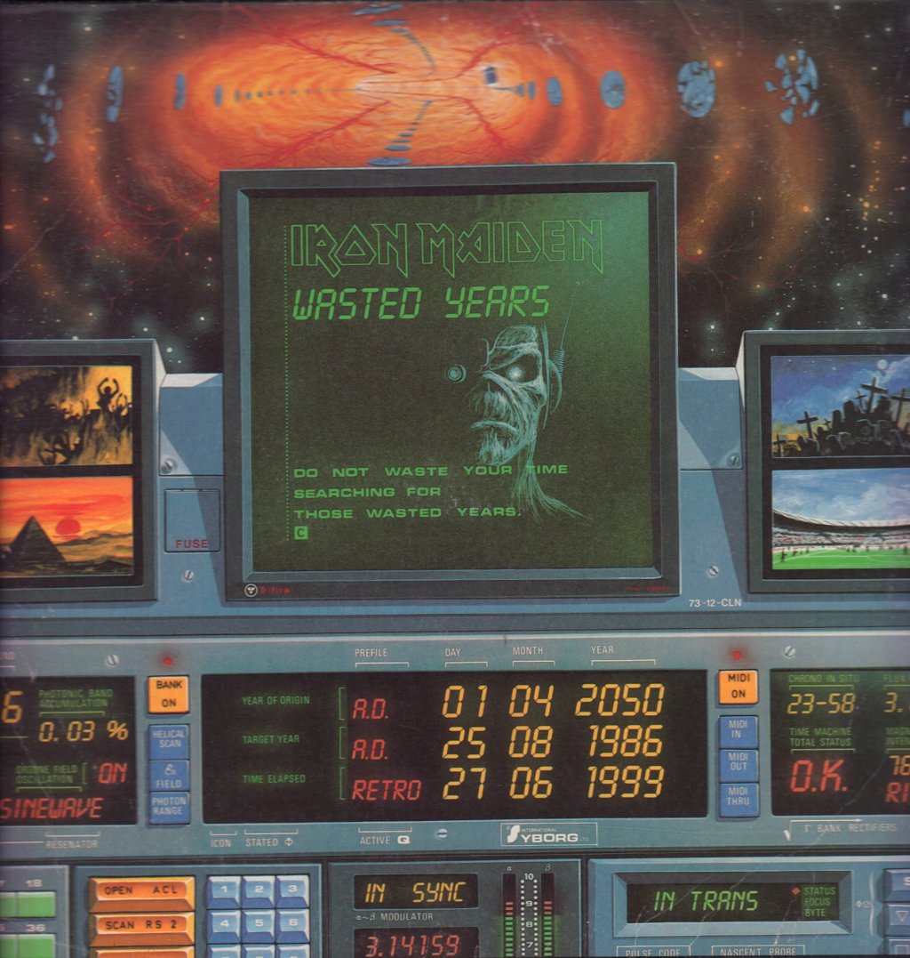 Iron Maiden - Wasted Years - 12 Inch