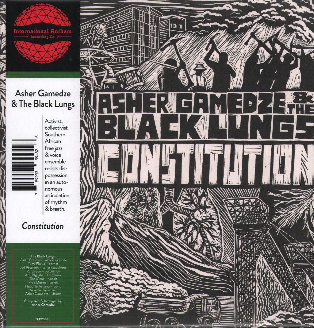 Asher Gamedze & The Black Lungs - Constitution - Double Lp